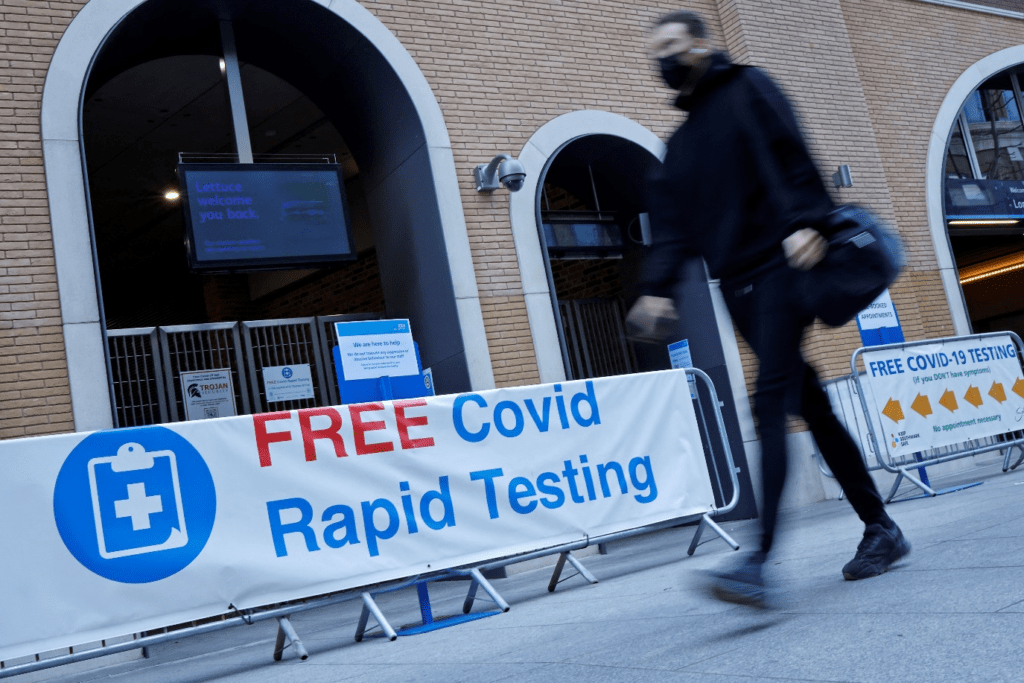 England has plans to offer everyone two free rapid coronavirus tests