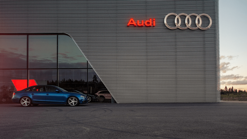 Autonomous lounge on wheels concept automobile from Audi